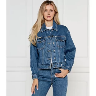 Guess Jeans Kurtka jeansowa | Oversize fit - Kurtki damskie - miniaturka - grafika 1