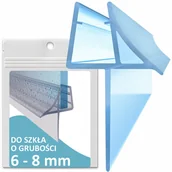 Uszczelki - 70 cm USZCZELKA DO KABINY PRYSZNICOWEJ SZYBY PARAWANU NAWANNOWEGO 6-8mm 70 CM - miniaturka - grafika 1