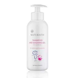 Naturativ Naturativ Shampoo and Washing Gel for Babies and Newborns 250 ml Szampon i żel myjący dla dzieci i noworodków Naturativ DARMOWA DOSTAWA DO KIOSKU RUCHU OD 24,99ZŁ - Kosmetyki kąpielowe dla dzieci - miniaturka - grafika 1