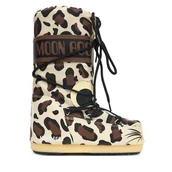 Buty dla chłopców - Śniegowce Moon Boot Mb Icon Animal 80D3400300 Brązowy - miniaturka - grafika 1