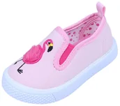 Buty dla dziewczynek - Jasnoróżowe, wsuwane trampki dziewczęce FLAMING, rozmiar 21 - miniaturka - grafika 1