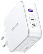 Ładowarki do telefonów - Ugreen Nexode CD289 1x USB-A 2x USB-C + kabel USB-C - USB-C - miniaturka - grafika 1