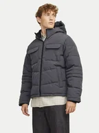 Kurtki męskie - Jack&Jones Kurtka zimowa Build 12256858 Szary Regular Fit - miniaturka - grafika 1