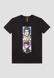 T-Shirt Męski Antony Morato Slim Fit Czarny - L - Koszulki męskie - miniaturka - grafika 1