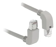 Kable miedziane - Kabel sieciowy Delock RJ45 Cat.5e SF / UTP kątowy góra/dół 2 m - miniaturka - grafika 1