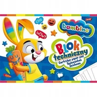Szkolne artykuły papiernicze - Blok techniczny A4 10k BAMBINO - miniaturka - grafika 1