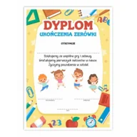 Dyplomy i okładki - LearnHow Dyplom A4 ukończenia zerówki Szkoła 10szt - miniaturka - grafika 1