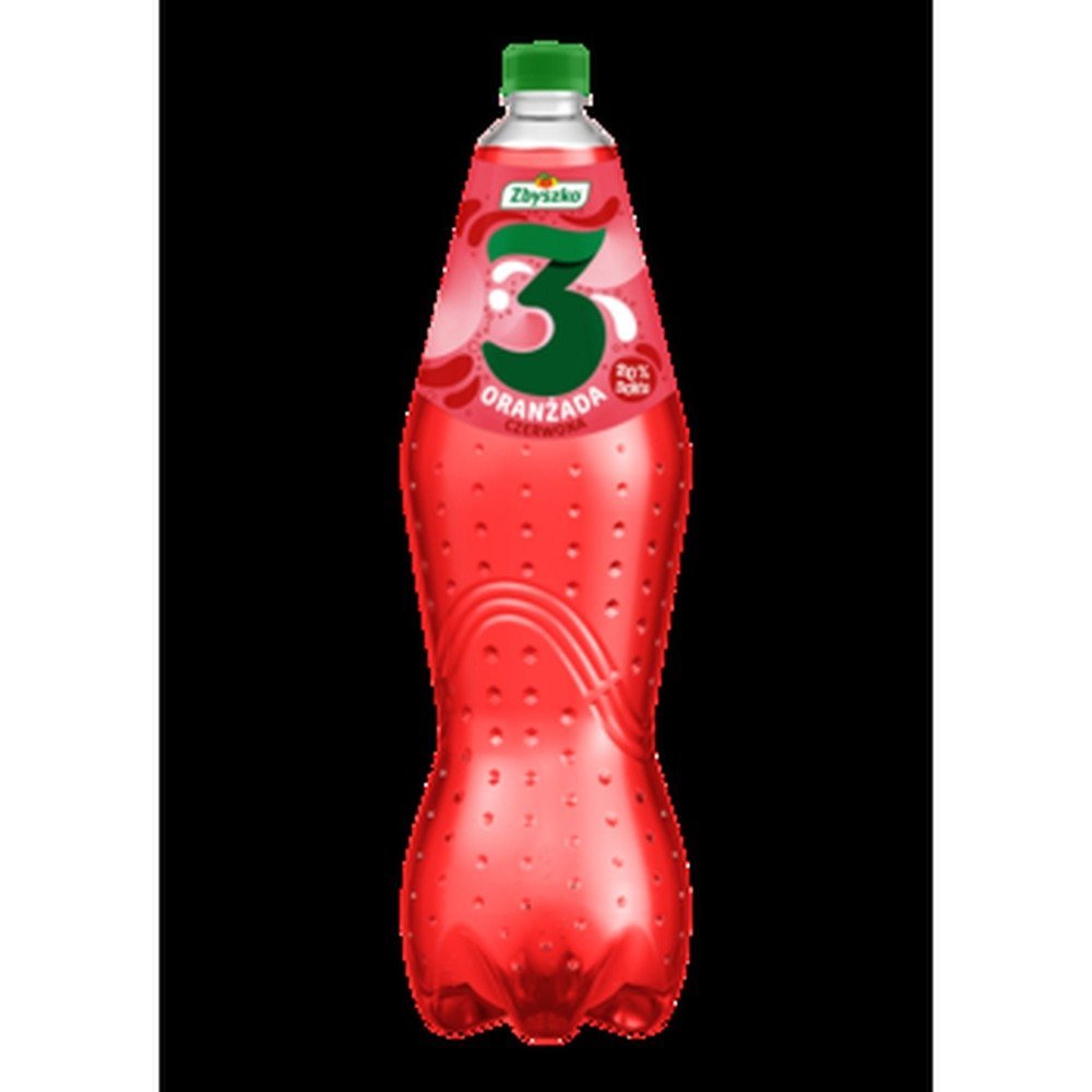 Napój gazowany Zbyszko 3 Oranż Czerwony 1,75 l