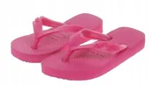 Klapki i japonki damskie - Havaianas Dziecięce Różowe Japonki Gumowe 23-24 J1A - miniaturka - grafika 1