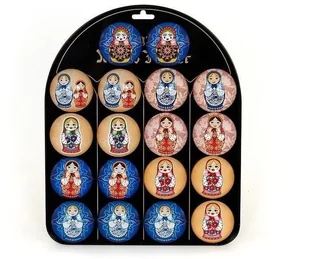 Magnes matrioszka 5cm 18szt - Magnesy - miniaturka - grafika 1