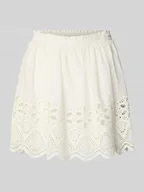 Spódnice - Spódnica mini z haftem angielskim model ‘Quella’ - miniaturka - grafika 1