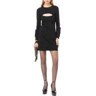 Sukienki - Pinko Arale Sukienka Neopren Płyn, Z99_czarny Limuzyna, 40 - miniaturka - grafika 1