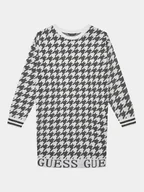 Sukienki i spódniczki dla dziewczynek - Guess Sukienka dzianinowa J3BK04 Z3AH0 Biały Regular Fit - miniaturka - grafika 1