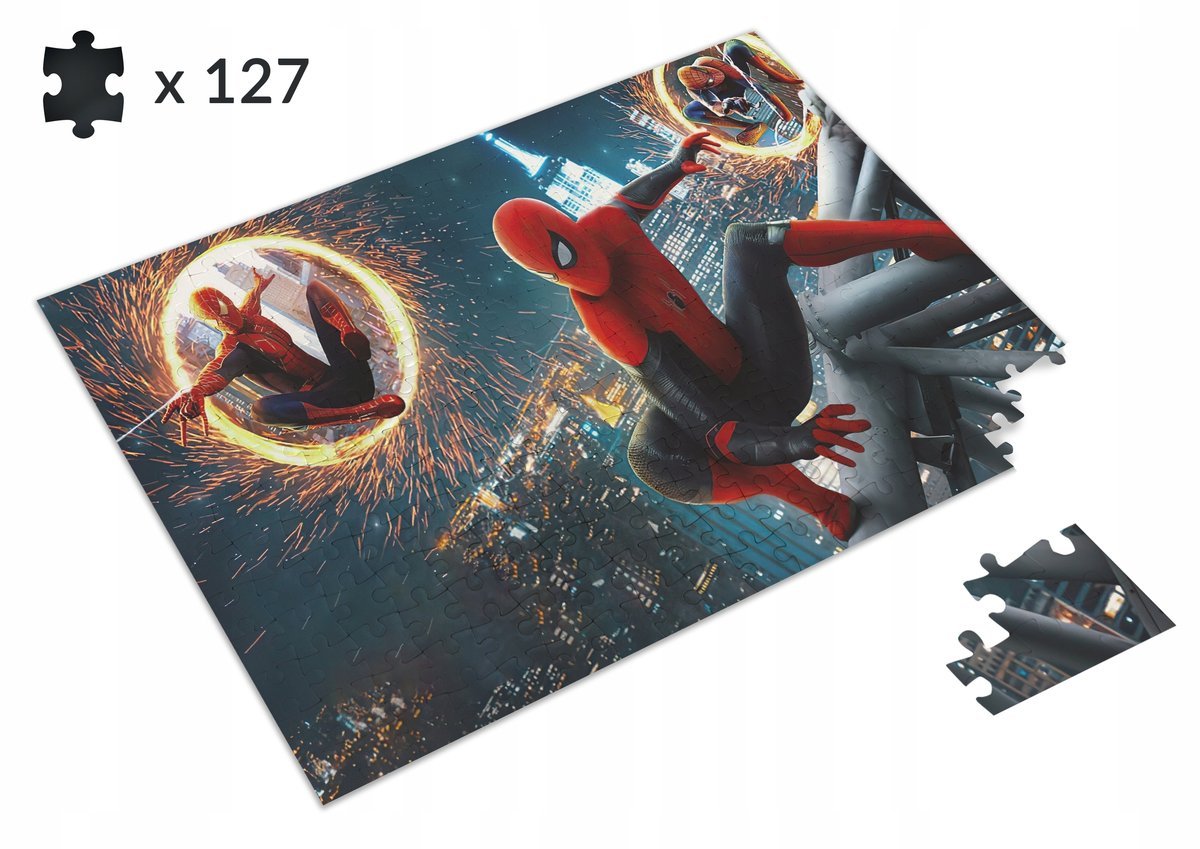 Puzzle Spider-Man personalizowane + IMIĘ Avengers