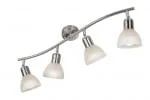 Lampy sufitowe - Daytona - listwa 4 płomienna nikiel mat 820314-07 - miniaturka - grafika 1