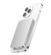 Powerbanki - nevox PB-2292 bank mocy Litowo-polimerowy (LiPo) 5000 mAh Bezprzewodowe ładowanie Srebrny, Biały - miniaturka - grafika 1