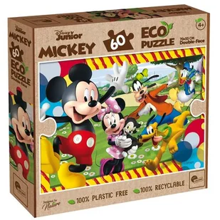 Puzzle dwustronne eko 60 el Myszka Miki Nowa - Puzzle - miniaturka - grafika 1