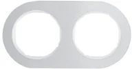Klawisze i ramki - Berker Ramka potrójna podwójna R.Classic - aluminium / biały - miniaturka - grafika 1