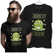 Walentynki - KOSZULKA NA WALENTYNKI PREZENT DLA CHŁOPAKA ŻAJEBISTY CHŁOPAK - miniaturka - grafika 1