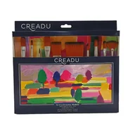 Przybory szkolne - CREADU PĘDZLE BRĄZ NYLON AKRYL 10 - miniaturka - grafika 1