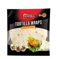 Zdrowa żywność - SANDRA  - Tortilla Pszenna Wraps  (1080 G) / 18 Sztuk X 25Cm - miniaturka - grafika 1