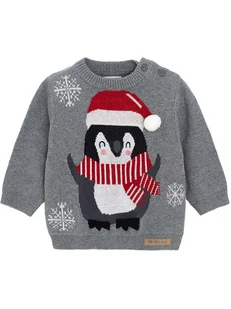 COOL CLUB Sweter w kolorze szarym - Bluzy i sweterki niemowlęce - miniaturka - grafika 1