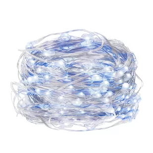 SPRINGOS Lampki choinkowe SPRINGOS Lampki choinkowe 100 LED druciki mikro na baterie UNIWERSALNY 28331-uniw - Oświetlenie świąteczne - miniaturka - grafika 1