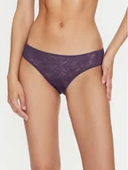 Majtki damskie - Calvin Klein Underwear Figi klasyczne 000QF6879E Fioletowy - miniaturka - grafika 1