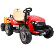 Pojazdy elektryczne dla dzieci - SUPER TRAKTOR LABOR- NA AKUMULATOR Z PRZYCZEPĄ I KIPREM/BBH030 - miniaturka - grafika 1