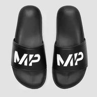 Sandały damskie - MP Men's Sliders - Black/White - UK 10 - miniaturka - grafika 1