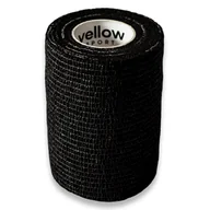 Apteczki i materiały opatrunkowe - yellowBAND Bandaż Kohezyjny 7,5cm x 4,5m Czarny - miniaturka - grafika 1