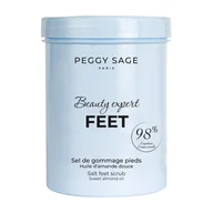 Pielęgnacja stóp - Peggy Sage, peeling solny z olejkiem migdałowym do stóp, 400g - miniaturka - grafika 1
