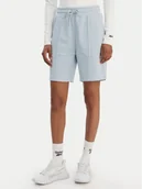 Spodenki damskie - Reebok Szorty sportowe Sasha RK25510CCW Błękitny Regular Fit - miniaturka - grafika 1