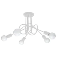 Lampy sufitowe - Żyrandol LOOP 5 biały SOLLUX LIGHTING - miniaturka - grafika 1