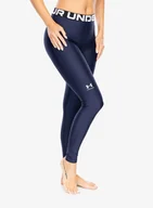 Kalesony - Legginsy treningowe damskie Under Armour HeatGear Authentics Leggings - midnight navy/white - miniaturka - grafika 1