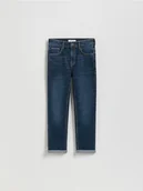 Spodnie i spodenki dla chłopców - Reserved - Jeansy regular - granatowy - miniaturka - grafika 1