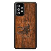 Etui i futerały do telefonów - Drewniane etui Samsung Galaxy A52 5G Halloween 2 Sabat Czarownic Imbuia Forestzone - miniaturka - grafika 1