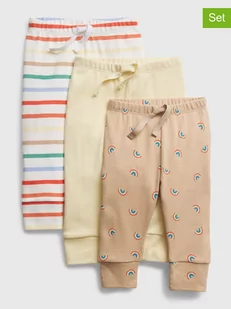GAP Spodnie dresowe (3 szt.) ze wzorem - Spodenki dla niemowląt - miniaturka - grafika 1