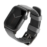 Akcesoria do smartwatchy - UNIQ pasek Linus Apple Watch Series 4/5/6/7/8/SE/SE2 38/40/41mm. Airosoft Silicone szary/chalk grey - miniaturka - grafika 1