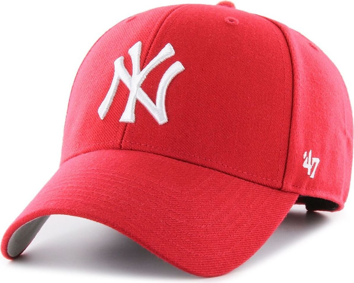 47 Brand Regulowana czapka dziecięca - New York Yankees czerwona