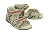 Buty dla dziewczynek - WOJTYŁKO 1S1258 popiel, sandały dziecięce, rozmiary: 20-23 - Wojtyłko - miniaturka - grafika 1