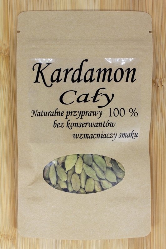 Kardamon Zielony 500g Pełny owoc 99,5% Owoców W Kolorze Jasnym 5%