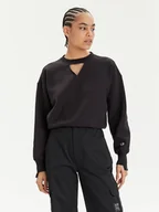 Bluzy damskie - Champion Bluza 117345 Czarny Custom Fit - miniaturka - grafika 1