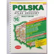 Atlas Samochodowy Polski 1:200 - Książki do nauki języka hiszpańskiego - miniaturka - grafika 1