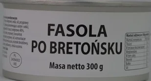 Fasola po bretońsku 300 g wojskowa - Ziarna i nasiona roślin strączkowych - miniaturka - grafika 1