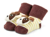 Skarpetki dla dzieci - Ciepłe bawełniane skarpetki z grzechotką r 6-12 m. - miniaturka - grafika 1