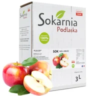 Soki i napoje niegazowane - SOK JABŁKOWY 100% 3l Naturalny Bez Dodatków i Cukru Nawadnia Orzeźwiający - miniaturka - grafika 1
