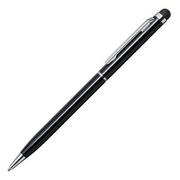 Długopisy - Długopis Aluminiowy Touch Tip, Czarny - miniaturka - grafika 1