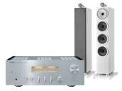 Zestawy stereo - Yamaha A-S1200 (srebrny) + 702 S3 (biały) - miniaturka - grafika 1