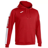 Bluzy męskie - Joma Męska bluza z kapturem Championship IV, czerwono-biały, XXXXXXS - miniaturka - grafika 1
